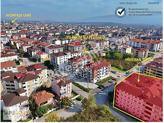 TAPUHANE'DEN YENİMAHALLEDE 2+1 ARA KAT DAİRE
